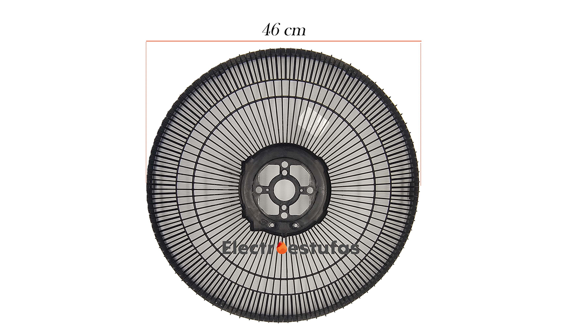 Malla o Parrilla Trasera Ventilador Samurai Comfort  Negra 5