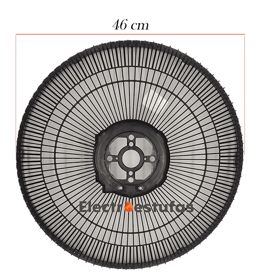 Malla o Parrilla Trasera Ventilador Samurai Comfort  Negra