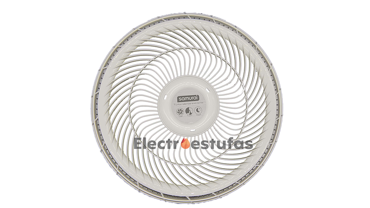 Malla o Parrilla Delantera Ventilador Samurái Air Protec blanco 1