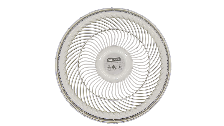 Malla o Parrilla Delantera Ventilador Samurái Air Protec blanco 2