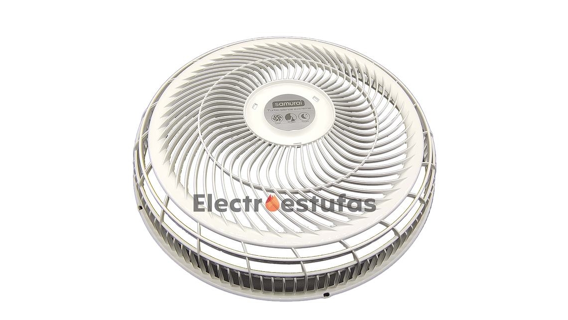 Malla o Parrilla Delantera Ventilador Samurái Air Protec blanco 3