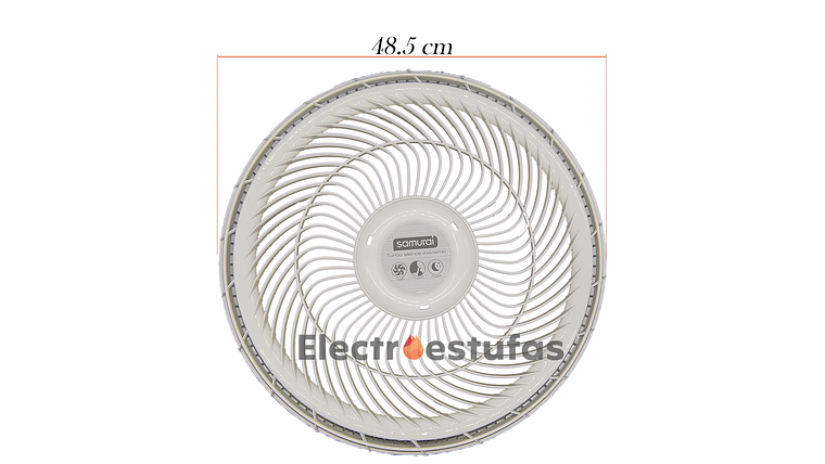 Malla o Parrilla Delantera Ventilador Samurái Air Protec blanco 4