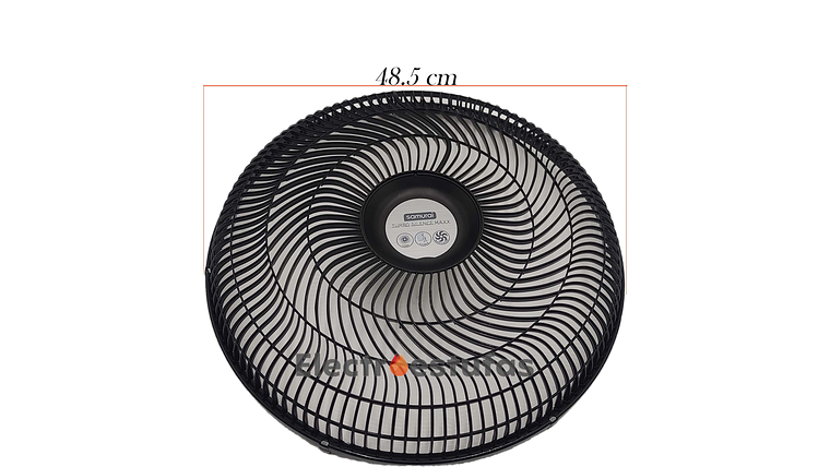 Malla o Parrilla Delantera Ventilador Samurái Turbo Silence Negro 3
