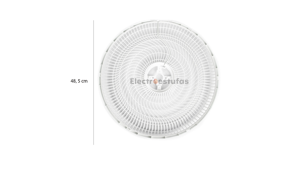 Malla o Parrilla Trasera Ventilador Samurái Turbo Extreme Blanca 2