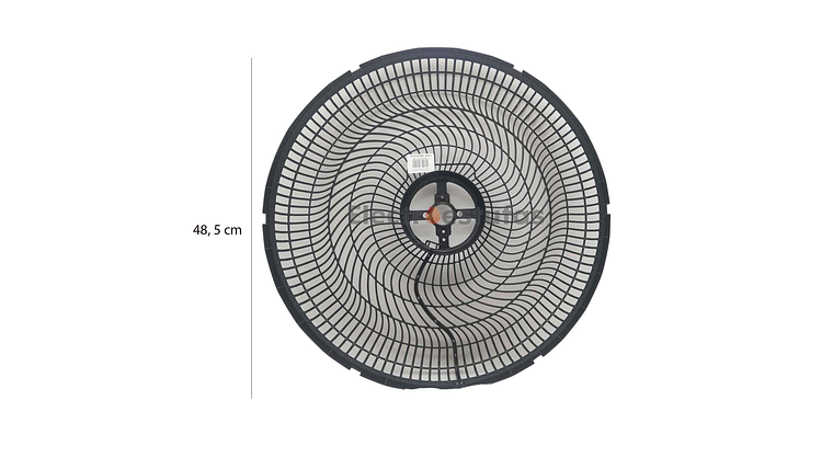 Malla o Parrilla Trasera Ventilador Samurái Turbo Silencie Negro 2