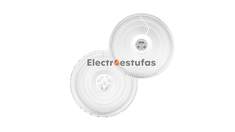 Juego Malla o Parrilla Ventilador Samurái Turbo Silence Blanco 1