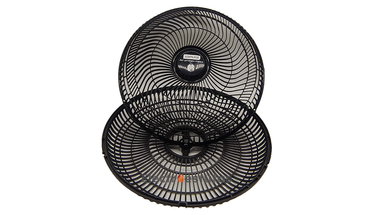 Juego Malla o Parrilla Ventilador Samurái Turbo Air Protec Negro 1
