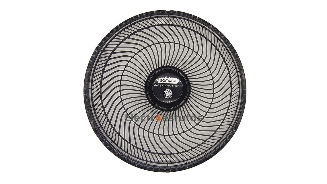 Juego Malla o Parrilla Ventilador Samurái Turbo Air Protec Negro 2