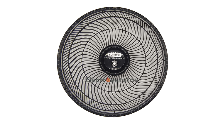 Juego Malla o Parrilla Ventilador Samurái Turbo Air Protec Negro 2