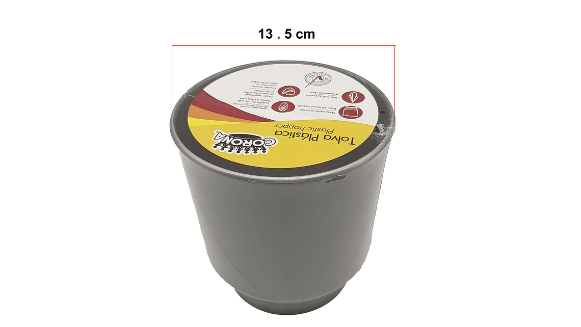 Tolva Alta Plastica Para Molino Corona  6