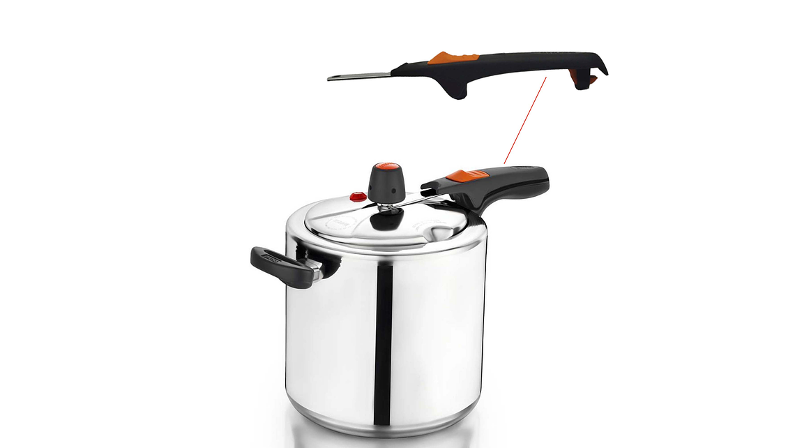 Repuesto Olla A Presion Imusa Smart 3 L Platina Tapa 4