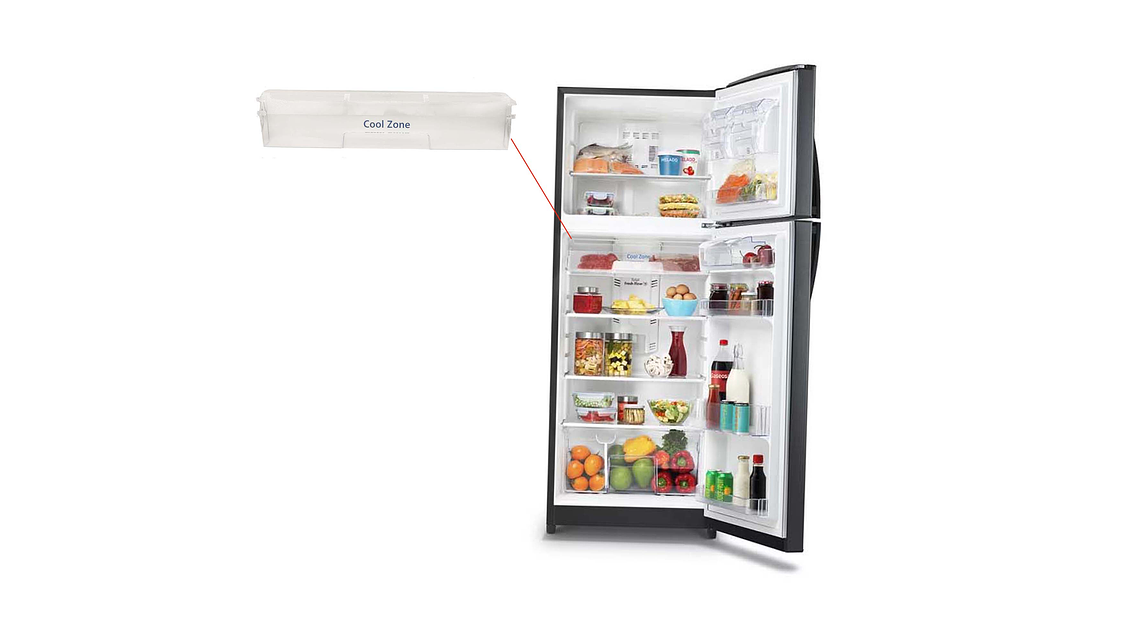 Repuesto Tapa Puerta de Enfriamiento Rápido Nevera Mabe Polar 4