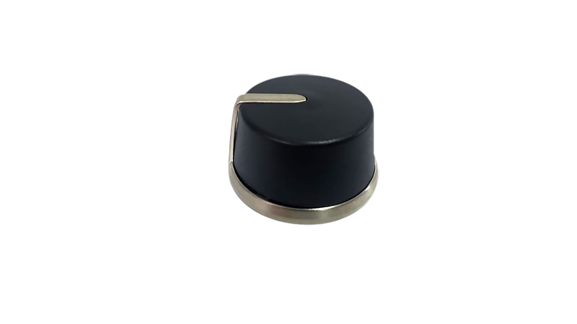 Perilla X4 Aro Metalico Lateral Negro Para Estufa Haceb  3