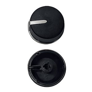 Perilla X4 Aro Metalico Frontal Negro Para Estufa Haceb 