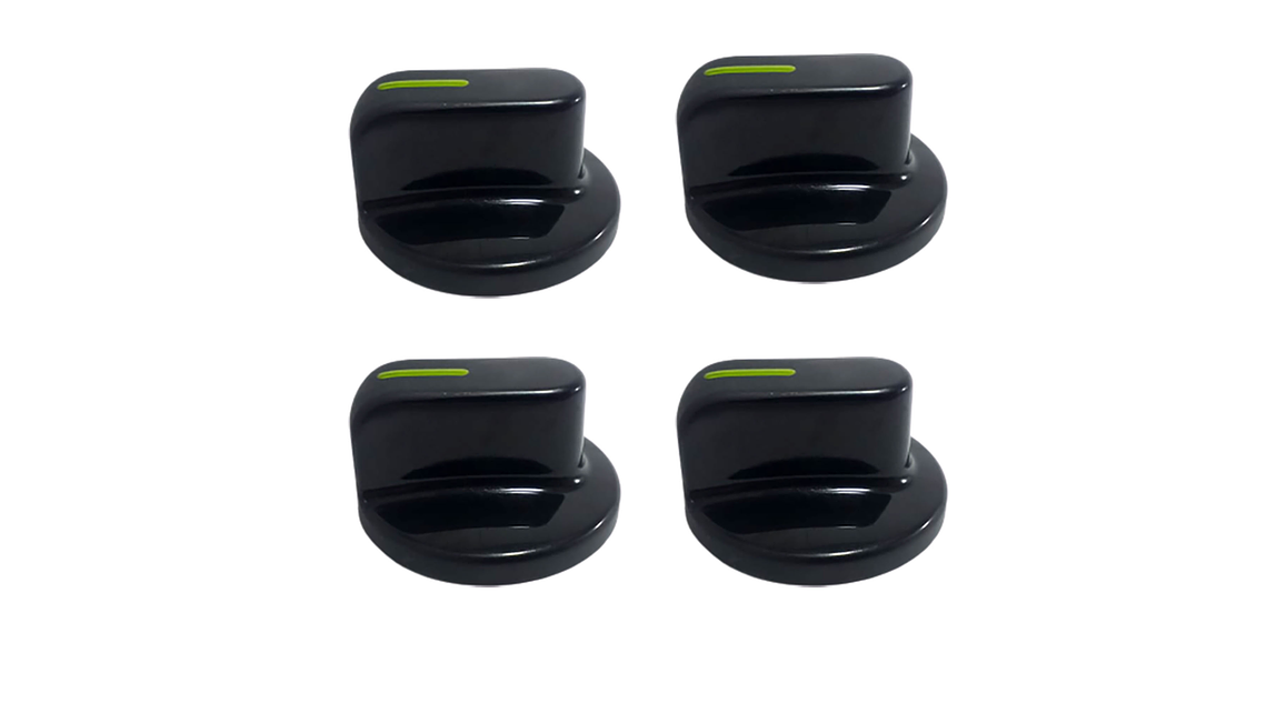 Perilla X4 Cora Frontal Negro-Verde Para Estufa Haceb  1