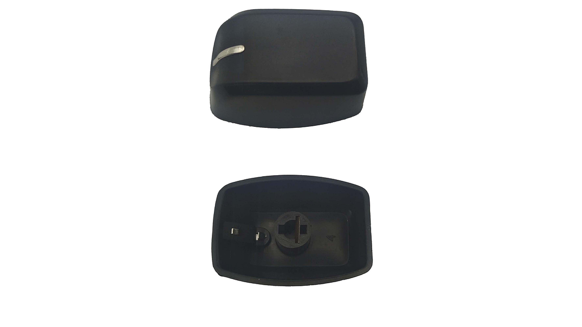 Perilla Duna Frontal Negro-plata X4 Para Estufa Haceb  2