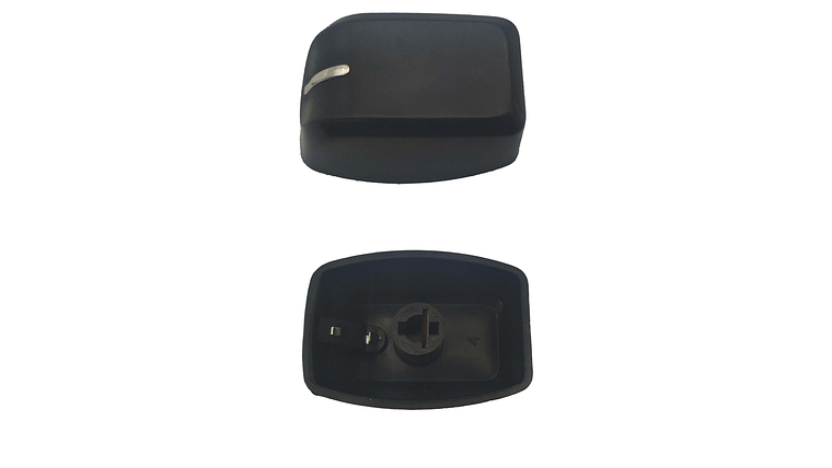 Perilla Duna Frontal Negro-plata X4 Para Estufa Haceb  2