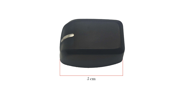 Perilla Duna Frontal Negro-plata X4 Para Estufa Haceb  3