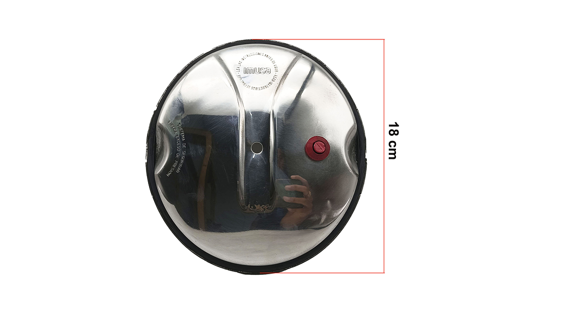 Repuesto Olla A Presion Imusa Safe Plus Control Disco Tapa 3 - 4.5 Litros 5