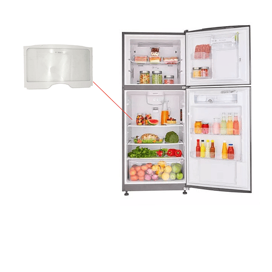 Repuesto Nevera Haceb Bandeja Entrepaño En Vidrio Refrigerador 60 cms