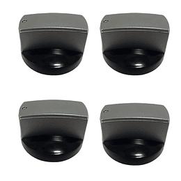 Repuesto Estufa Haceb Perilla X4 Frontal Negro-Gris