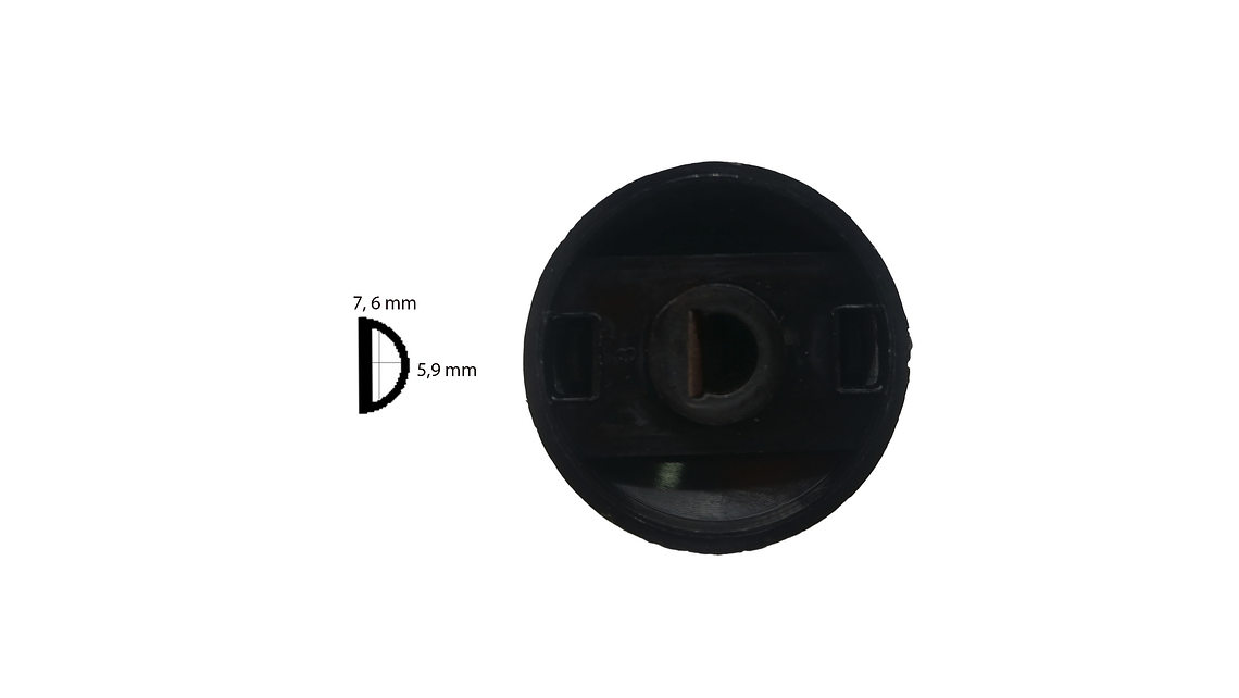 Perilla X4 Frontal Negro-Gris Para Estufa Haceb  4