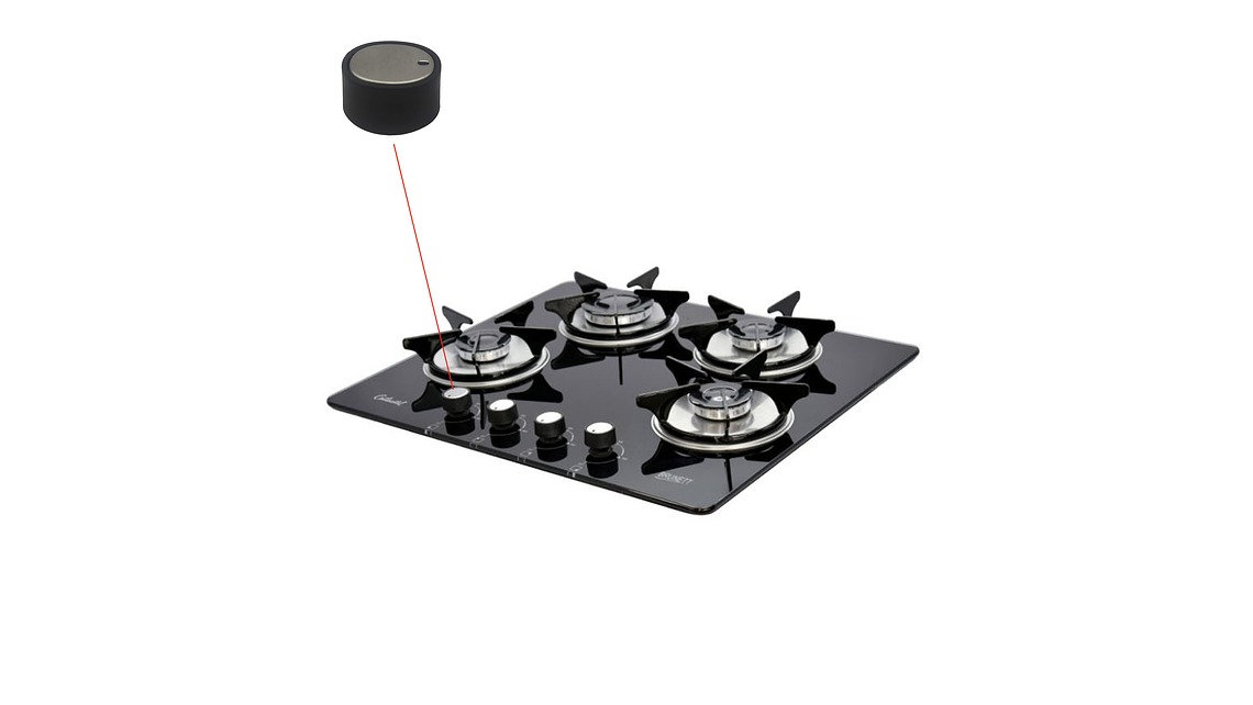 Perilla X4 Lujo Para Estufa Cubierta Continental  4