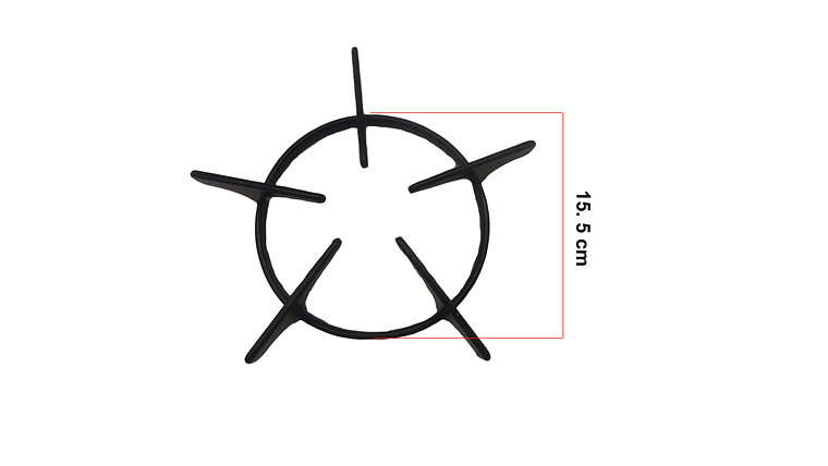 Parrilla Redonda Para Estufa Cubierta Continental  7