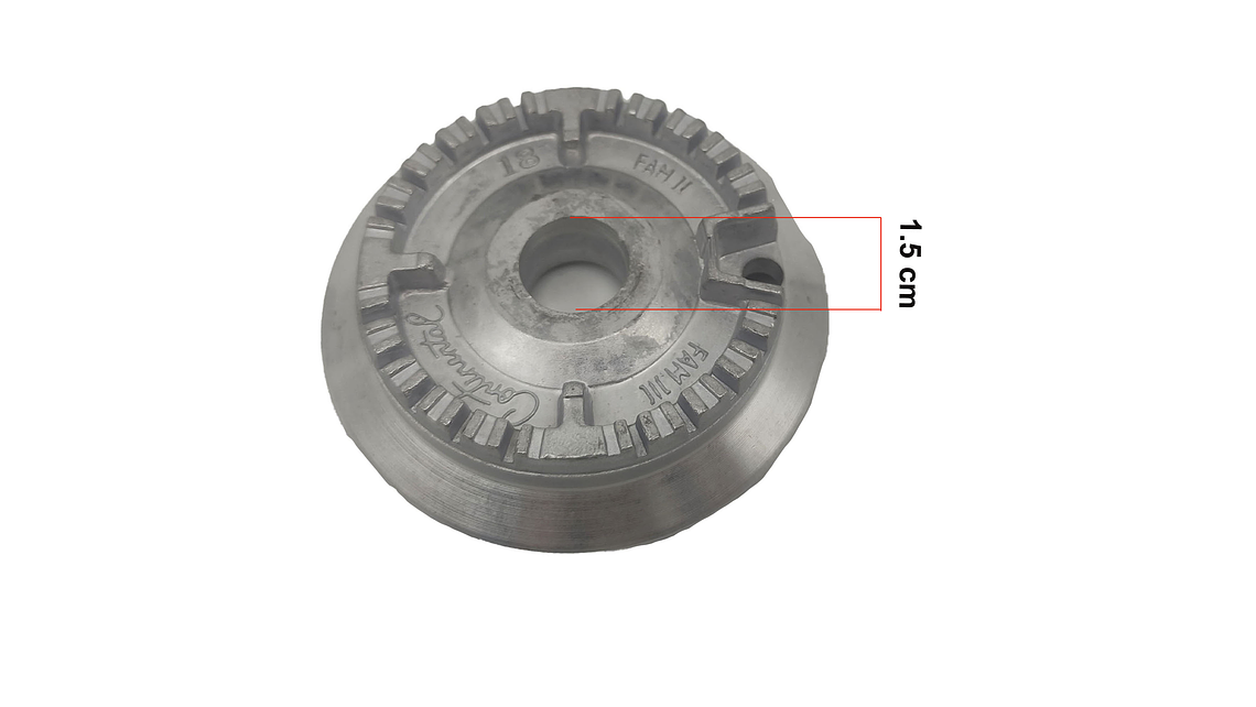 Repuesto Estufa Continental Quemador Semirapido Nuevo 5