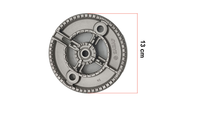 Repuesto Cubierta Tandori Haceb Quemador 3 Coronas 6