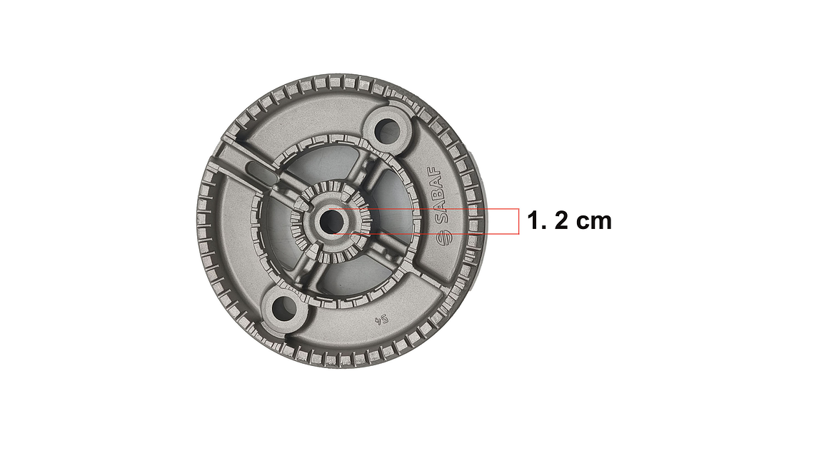 Repuesto Cubierta Tandori Haceb Quemador 3 Coronas 7