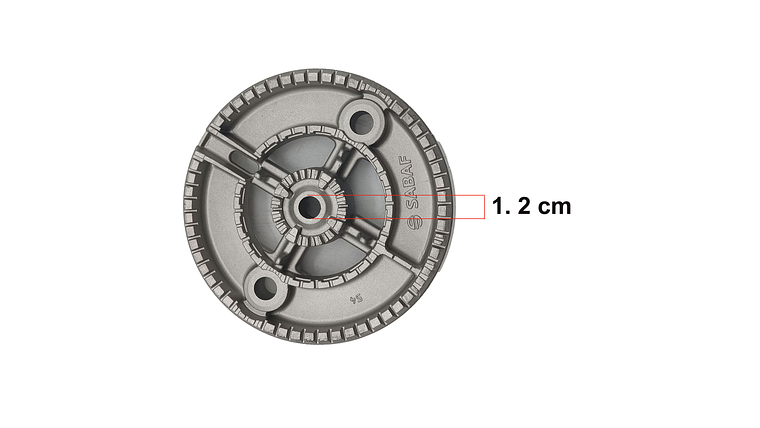 Repuesto Cubierta Tandori Haceb Quemador 3 Coronas 7