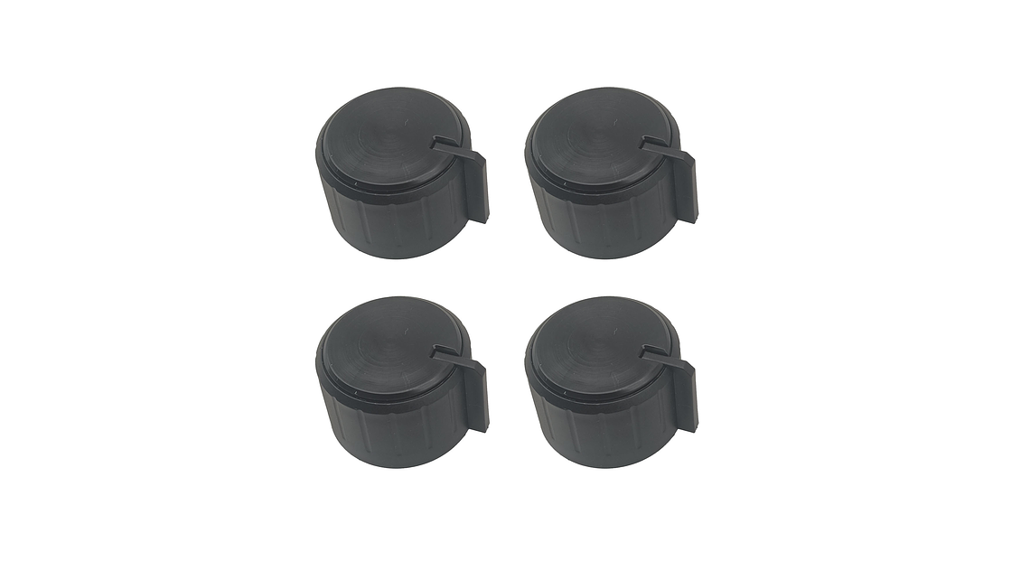 Perilla Magna Negra Frontal X4 Para Estufa Haceb  1