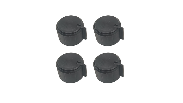 Perilla Magna Negra Frontal X4 Para Estufa Haceb  1