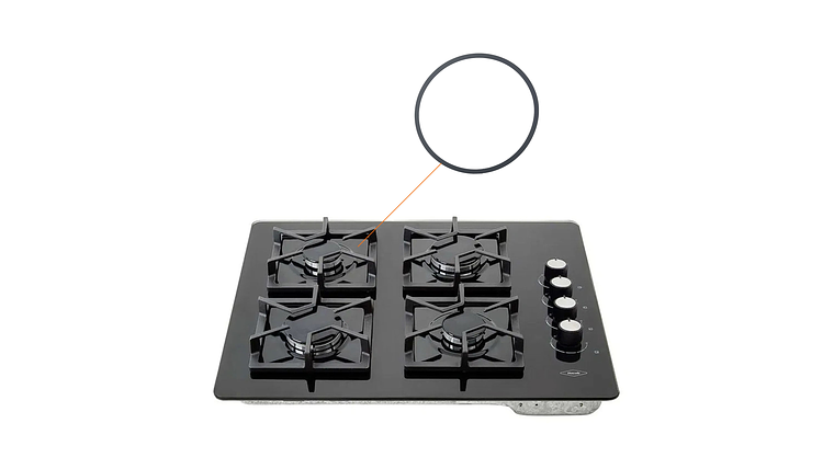 Repuesto Cubierta Haceb Caucho Plato Tandori 4