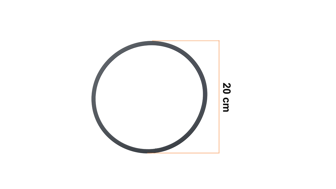 Repuesto Cubierta Haceb Caucho Plato Tandori 6