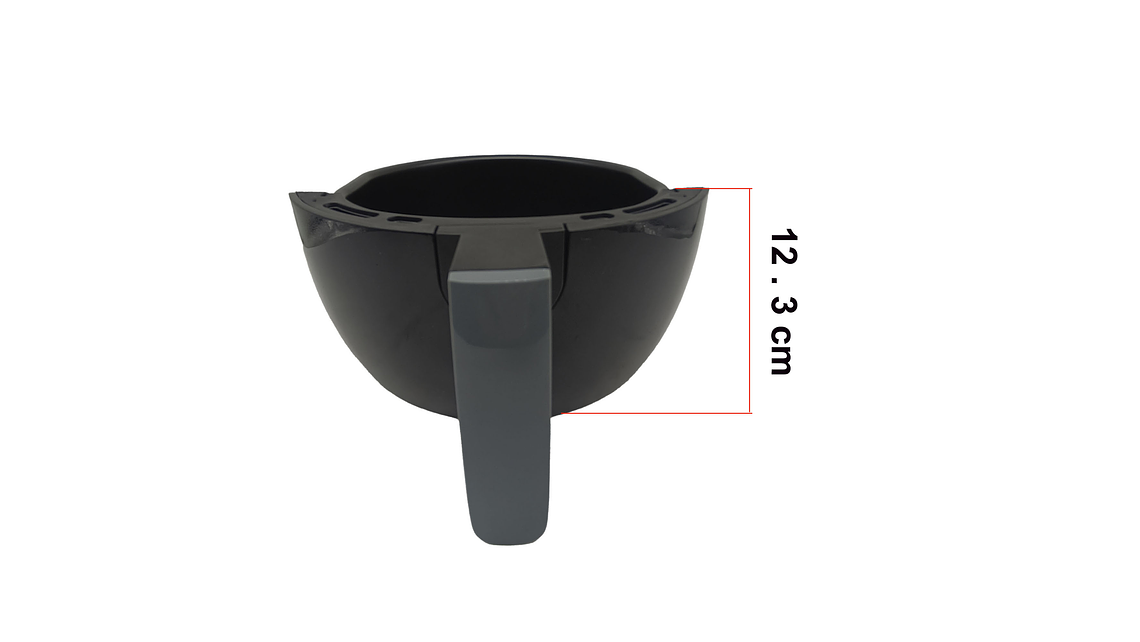 Tazon Negro Para Freidora imusa Airfryer Esencial 3,2 Litros 5