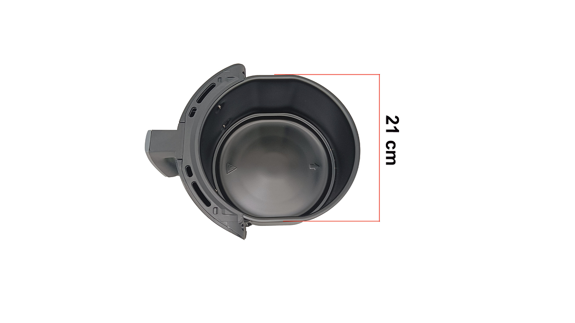 Tazon Negro Para Freidora imusa Airfryer Esencial 3,2 Litros 6
