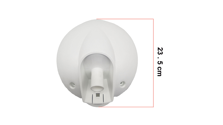 Repuesto Ventilador Samurai Extreme Base De Pared Blanco 7