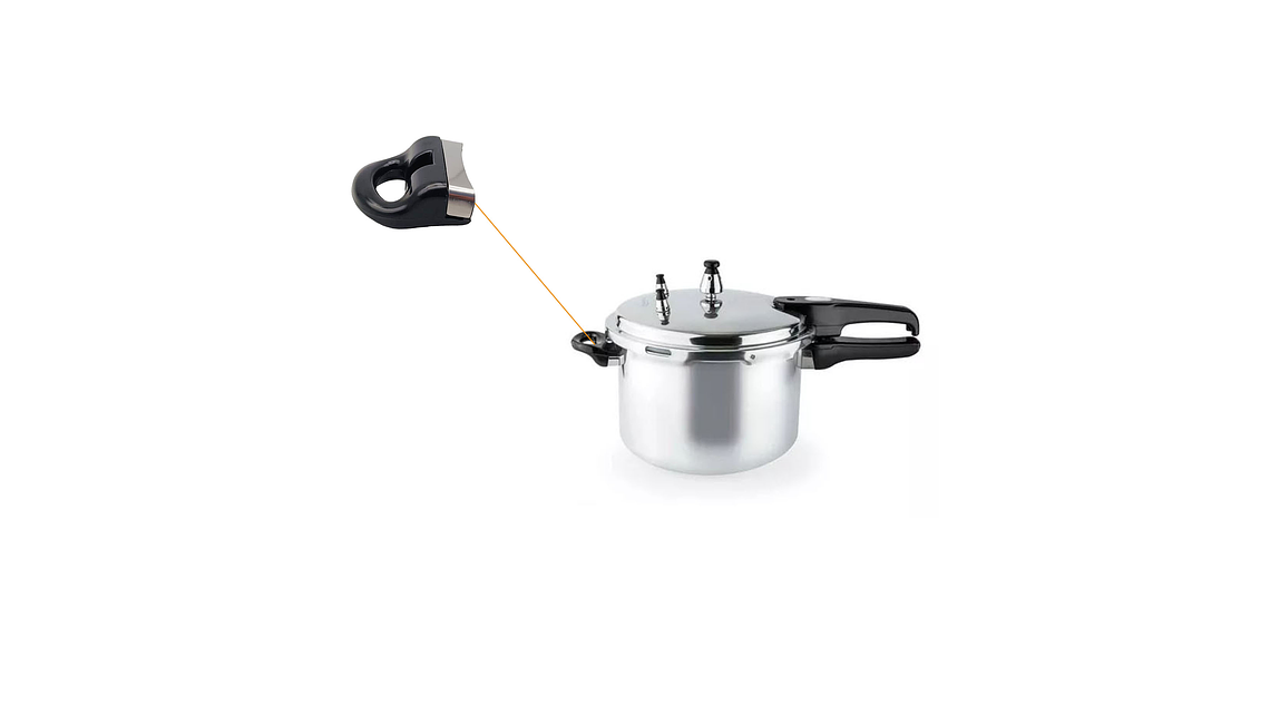 Repuesto Olla A Presion Kalley 6 Litros Asa Auxiliar 4