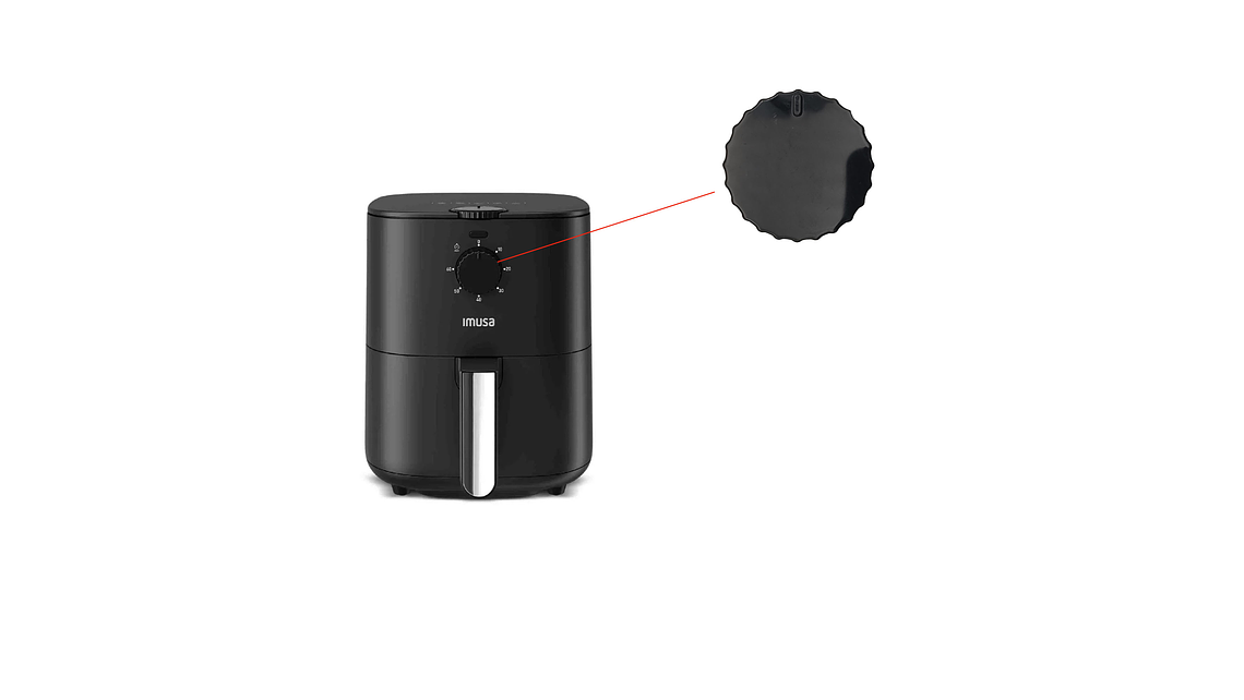 Perilla Temporizador Para Freidora Imusa Easy Fry One Ez3.5l 5