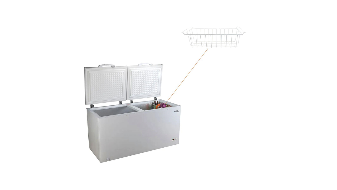 CANASTILLA CONGELADOR KALLEY 508 LITROS 4