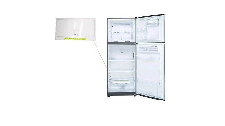 Entrepaño en Vidrio Bandeja verduras Nevera Haceb  4