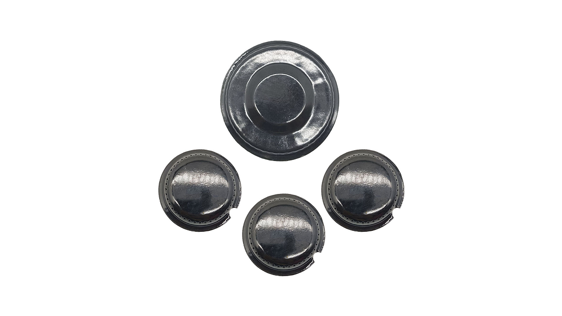 Combo Quemador Esmaltado 3x1 Estufa Abba 1