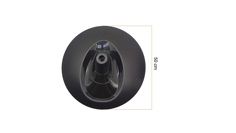 BASE PISO VENTILADOR SAMURAI TURBO POWER NEGRO 5