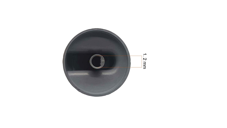 Perilla X4 Cora Frontal Gris- Plateado Estufa Haceb 5