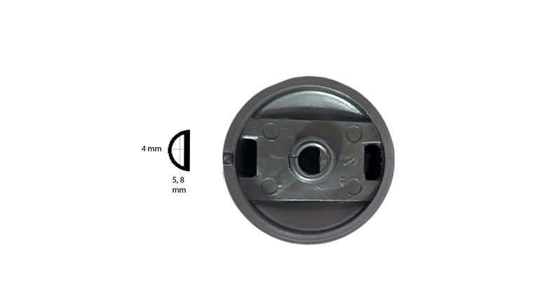 Perilla X4 Gris-Negro Frontal Estufa Continental 4