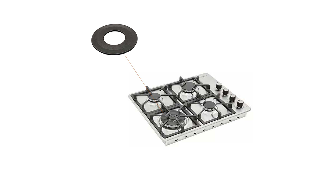 Tapa Externa Quemador 3 Corona Estufa Haceb Tandori 4