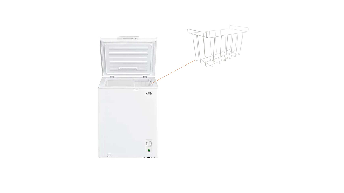 CANASTILLA CONGELADOR KALLEY 99 LITROS 5