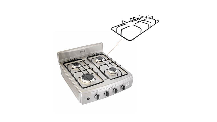 PARRILLA RECTANGULAR CUBIERTA CONTINENTAL 4